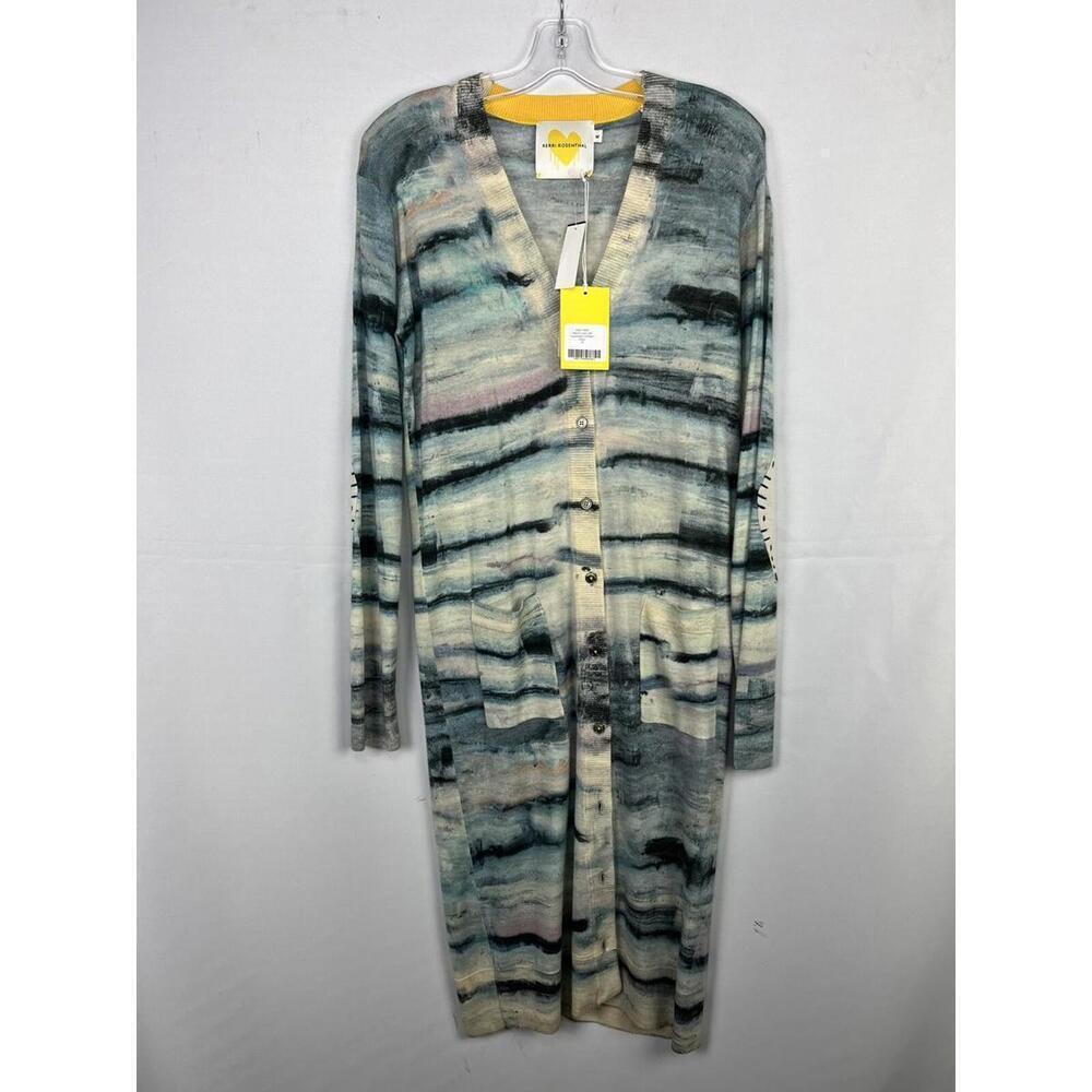 Kerri Rosenthal Melvin Cashmere Long Lightweight Cardigan Magic Size M